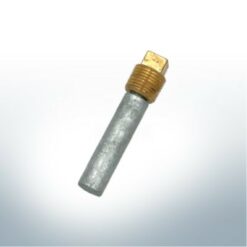 Anode à tige et manchon en laiton 1/2" (bspt) Ø15/L40 | (zinc) | 9153M