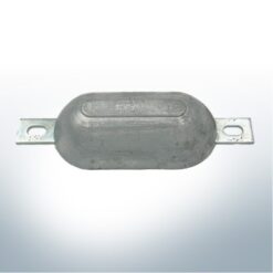 Anodes en bloc et de fuselage ovales L170/210 (Zinc) | 9340