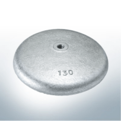 Anodes à disque Ø 130mm | trou de passage (AlZn5In) | 9815AL