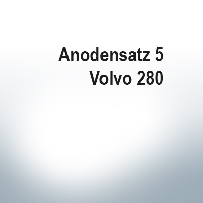 Sets of anodes | Volvo 280 (AlZn5In) | 9205AL 9207AL