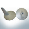 Anodes compatible to Mercury | Trim-Tab-Anode QSS 46399 (Zinc) | 9707