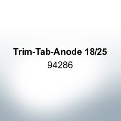 Anodes compatible to Mercury | Trim-Tab-Anode 18/25 94286 (AlZn5In) | 9708AL
