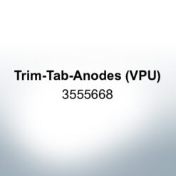 Anodes compatible to Volvo Penta | Trim-Tab-Anodes (VPU) 3555668 (Zinc) | 9213