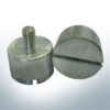 Anodes compatible to Volvo Penta | Bolt-Anode 14 x 22 M6 852019 (AlZn5In) | 9240AL