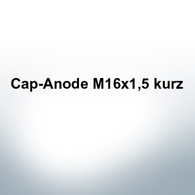 Anodes compatible to Volvo Penta | Cap-Anode M14x1,5 short (Zinc) | 9241
