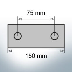 Block- and Ribbon-Anodes Block L150/75 (Zinc) | 9321