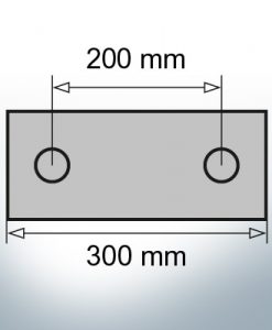 Block- and Ribbon-Anodes Block L300/200 (AlZn5In) | 9323AL