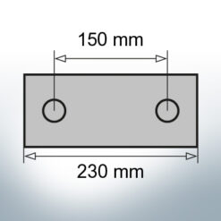 Block- and Ribbon-Anodes Block L230/150 (AlZn5In) | 9338AL