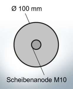 Disk-Anodes Ø 100mm | Bundle (Zinc) | 9800 9801