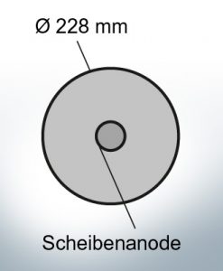 Disk-Anodes Ø228 mm (Zinc) | 9804