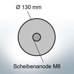 Disk-Anodes Ø 130mm | Bundle (AlZn5In) | 9814AL 9815AL