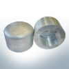 Flat Shaftend-Anode M52 (Zinc) | 9448