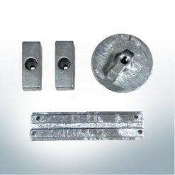 Jeu d'anodes compatible avec Mercury 135-200 CV | zinc | jeu d'anodes 13
