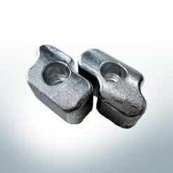 Anode compatible avec Flexofold | 2 pièces | 37x23x16 | Zinc | Petite | Ref. #119 | 9431