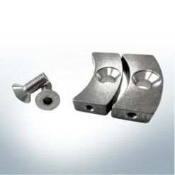 Plaques d'adaptation en 2 parties compatibles avec Volvo Penta SailDrive 120 | (zinc) 9251