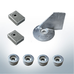 Jeu d'anodes compatible avec Suzuki AB | 40-50 CV | Jeu d'anodes 16