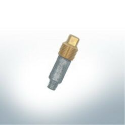 Anode & manchon laiton compatibles avec Volvo Penta | 838929 & 800475 | (AlZn5In) | 9225AL_M