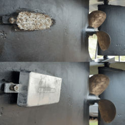 Anodes en bloc et en tige, de forme angulaire L290/Lo380 (zinc) | 9373 – Image 2