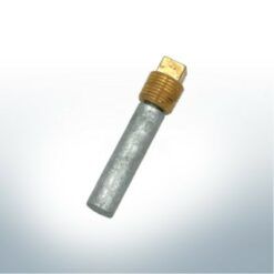 Anode à broche & manchon en laiton 3/8'' Ø16/L50 | CAT : 6L2288 | (AlZn5In) | 9122AL_M