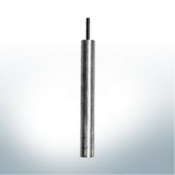 Barre/ancre/anode suspendue |180 x 22 | avec câble & terminal fileté - V4A x 3m | Zinc | 9940 – Image 2