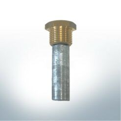 Anode à broche & manchon en laiton - Volvo-Penta 119574-44150 | (Zinc) | 9140M