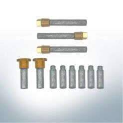 Jeu d'anodes compatible avec le moteur Caterpillar 3126 | Jeu d'anodes 20