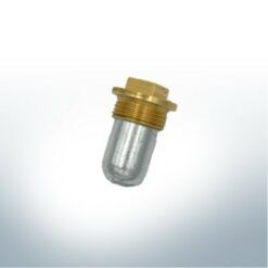 Anode à broche & manchon en laiton pour Volvo Penta | 823661 & 823662 (AlZn5In) | 9226AL_M