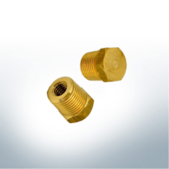 Manchon en laiton compatible avec Yanmar | 119574-18790 | 7/16"  UNC x 1/2" (bspt) | 9917