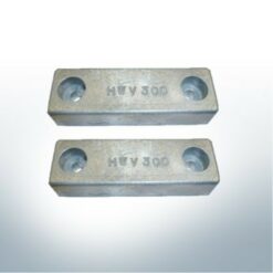 Anodes en bloc compatibles avec Volvo Penta | 41100049 | L95/64,5 (zinc) | 9316