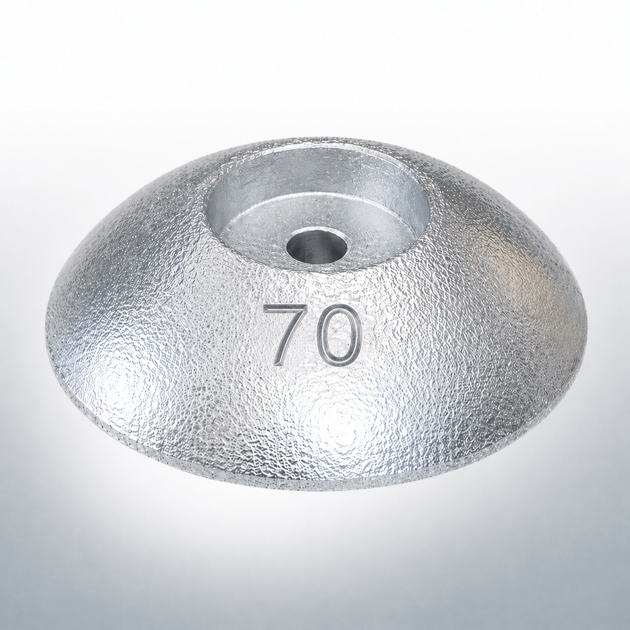 Anodes en disque Ø 70 mm | Trou traversant (magnésium) | 9806MG
