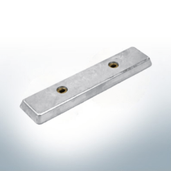 Anodes en bloc et en forme de tronc | 360 x 83 x 30 | Lo150 | 5,40 kg (zinc) | 9377