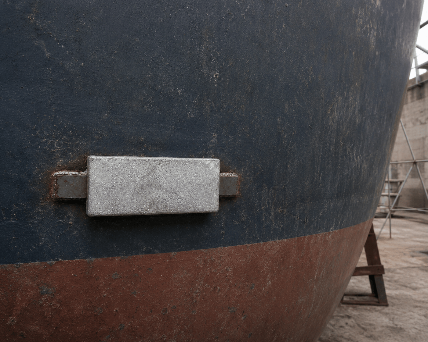 Anode bloc 290x105x50 – à souder – 3,75kg (AlZn5In) | 9309AL_A – Image 2