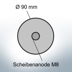 Anodes en disque Ø 90 mm | Paire (zinc) | 9810 9822 – Image 2